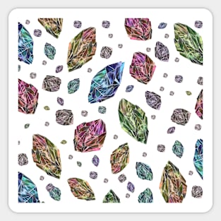 Rainbow Birthstones Diamonds Sticker